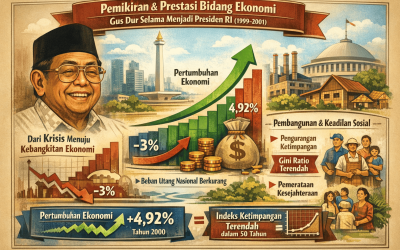 Pemikiran dan Prestasi Bidang Ekonomi Gus Dur Selama Menjadi Presiden RI