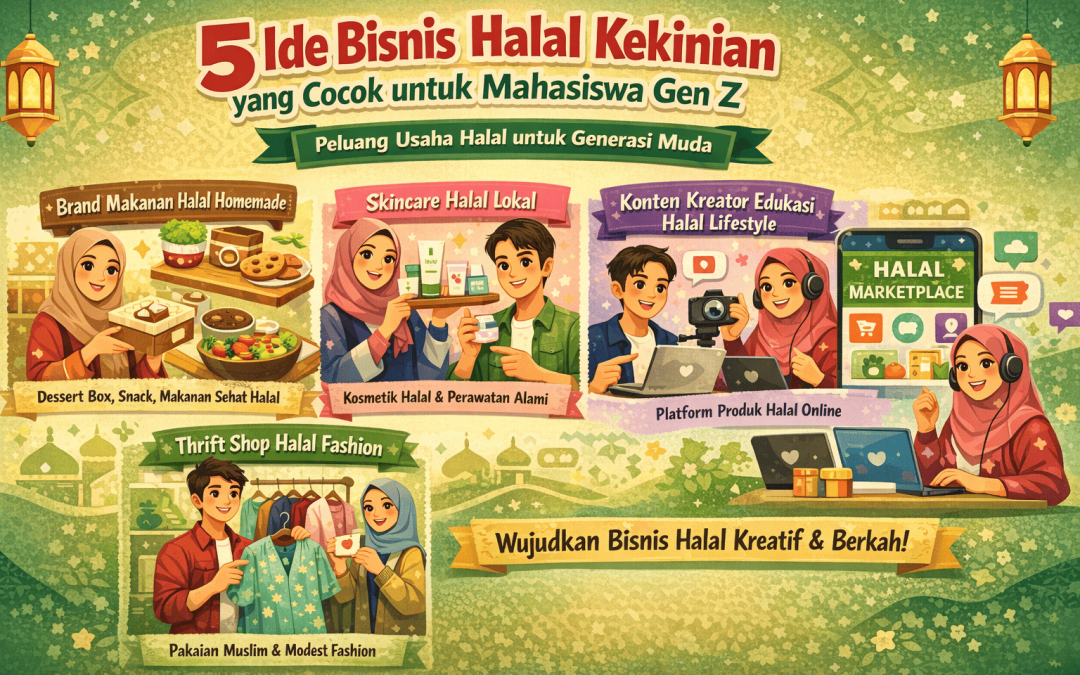 5 Ide Bisnis Halal Kekinian yang Cocok untuk Mahasiswa Gen Z