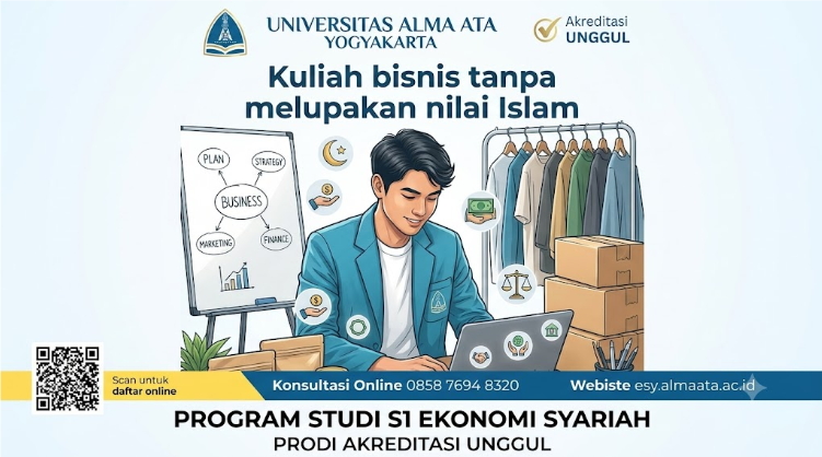 Dari Beban Pinjol hingga Makan Bergizi Gratis: Mahasiswa S1 Ekonomi Syariah Alma Ata Bongkar Realitas Sosial lewat Skripsi