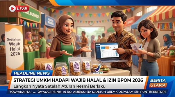 Strategi Konkret UMKM Mengarungi Era Baru Integrasi Wajib Halal dan Izin Edar BPOM